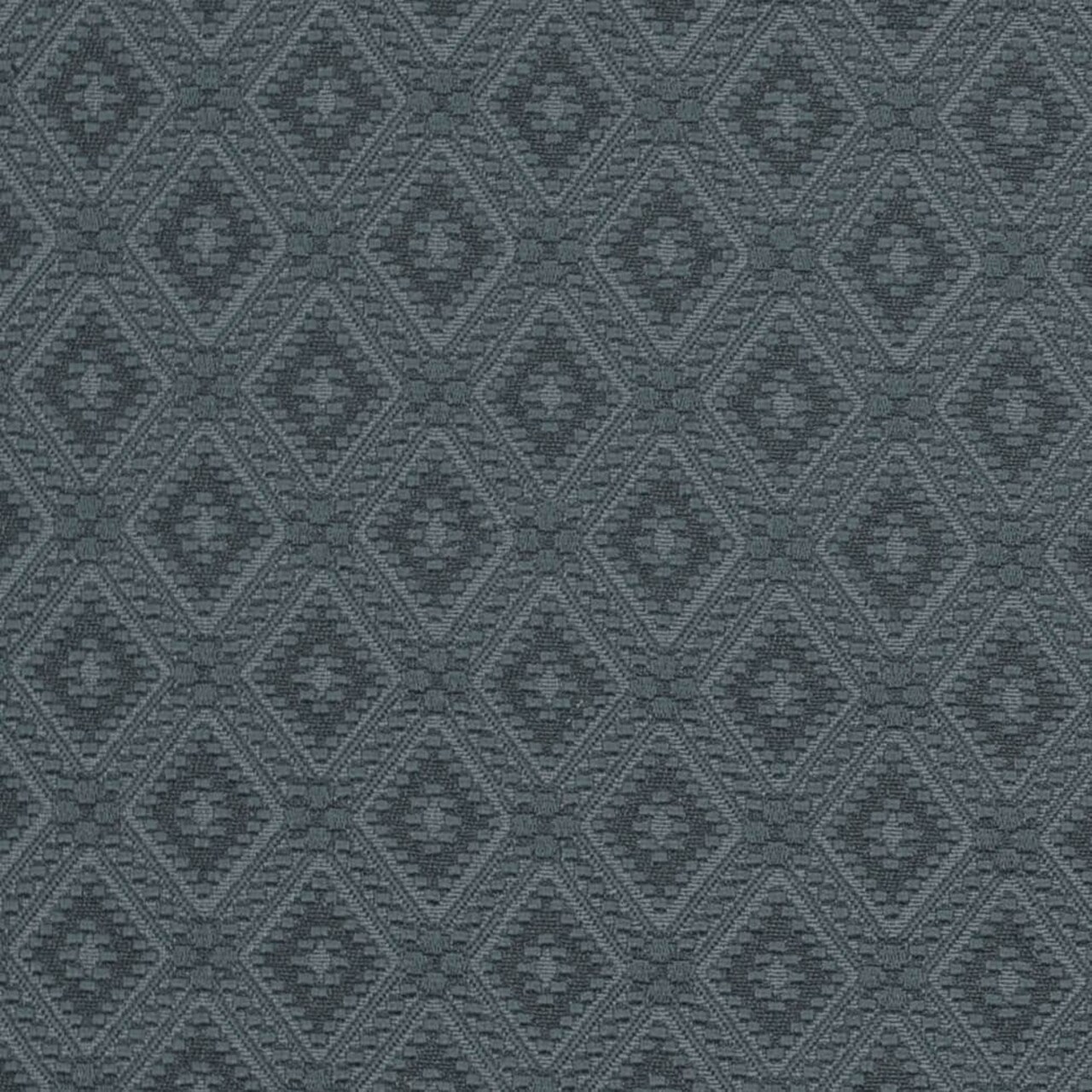 Indigo Diamond - Blue Abstract & Geometric,Diamonds Upholstery Fabric 54 Inches"